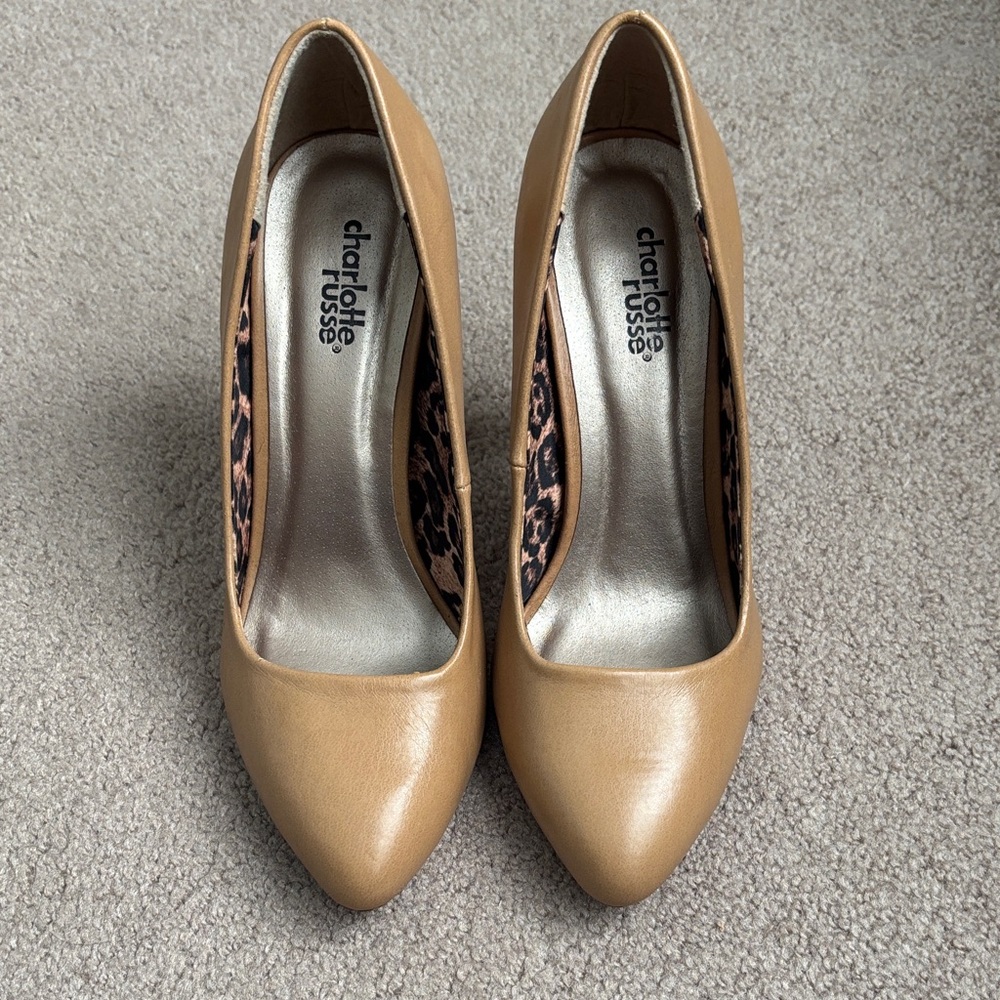 Charlotte Russe Camel Women's Heels